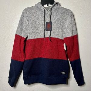 BKC Mens Color Knit Hoodie,Size S